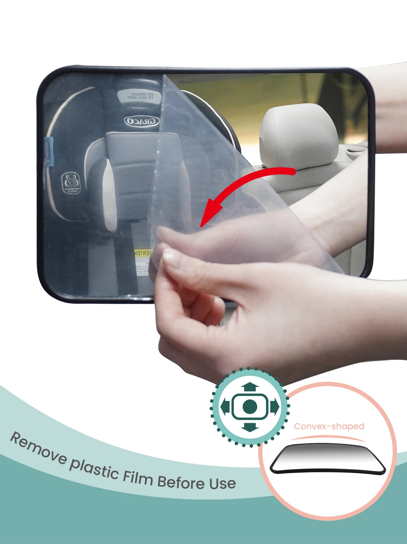 Miroir de voiture pour bébé