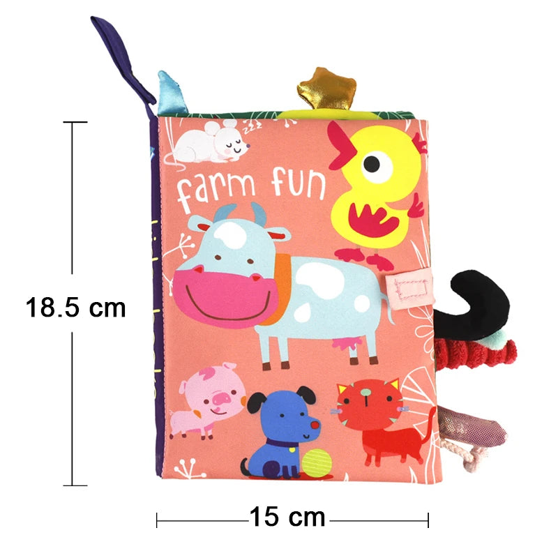 Livre d’éveil en tissu pour bébé