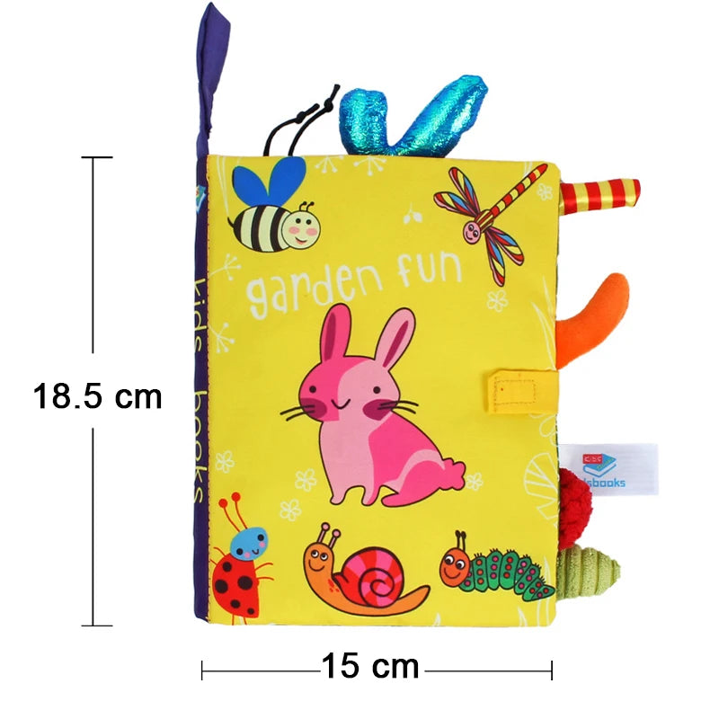 Livre d’éveil en tissu pour bébé