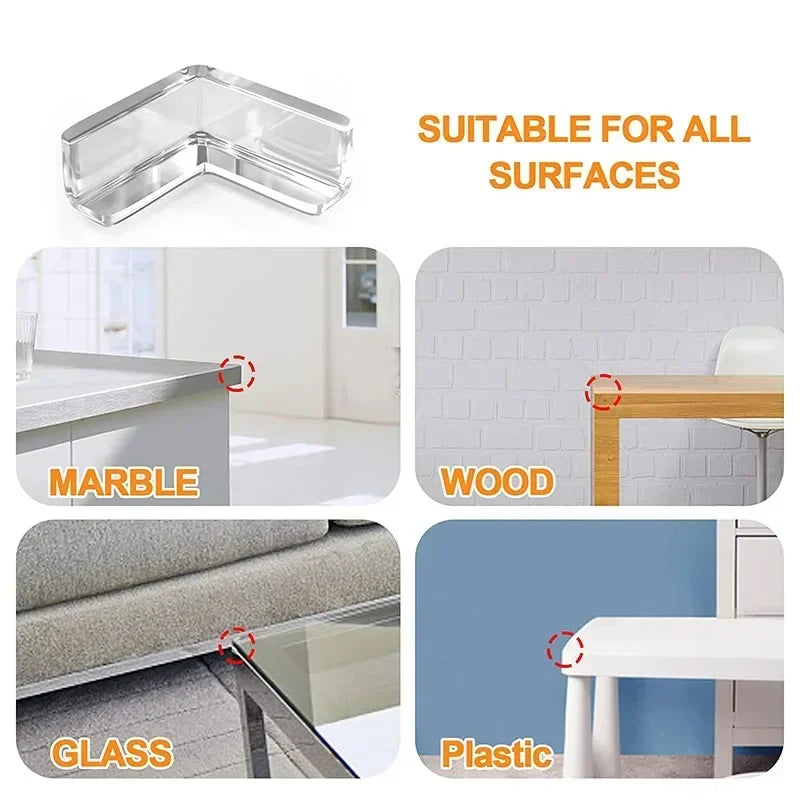 Protections d’angles en silicone pour bébé 4 ou 10 pièces