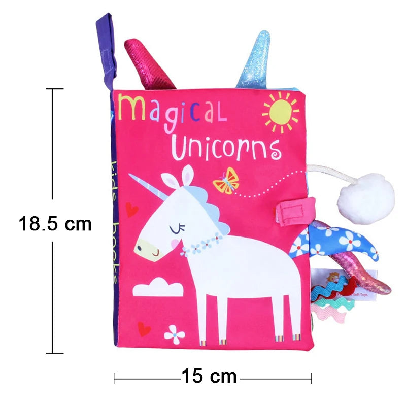 Livre d’éveil en tissu pour bébé