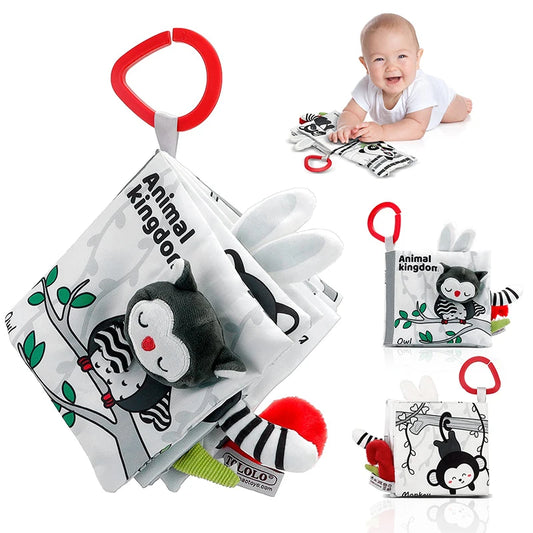 Livre d’éveil en tissu pour bébé