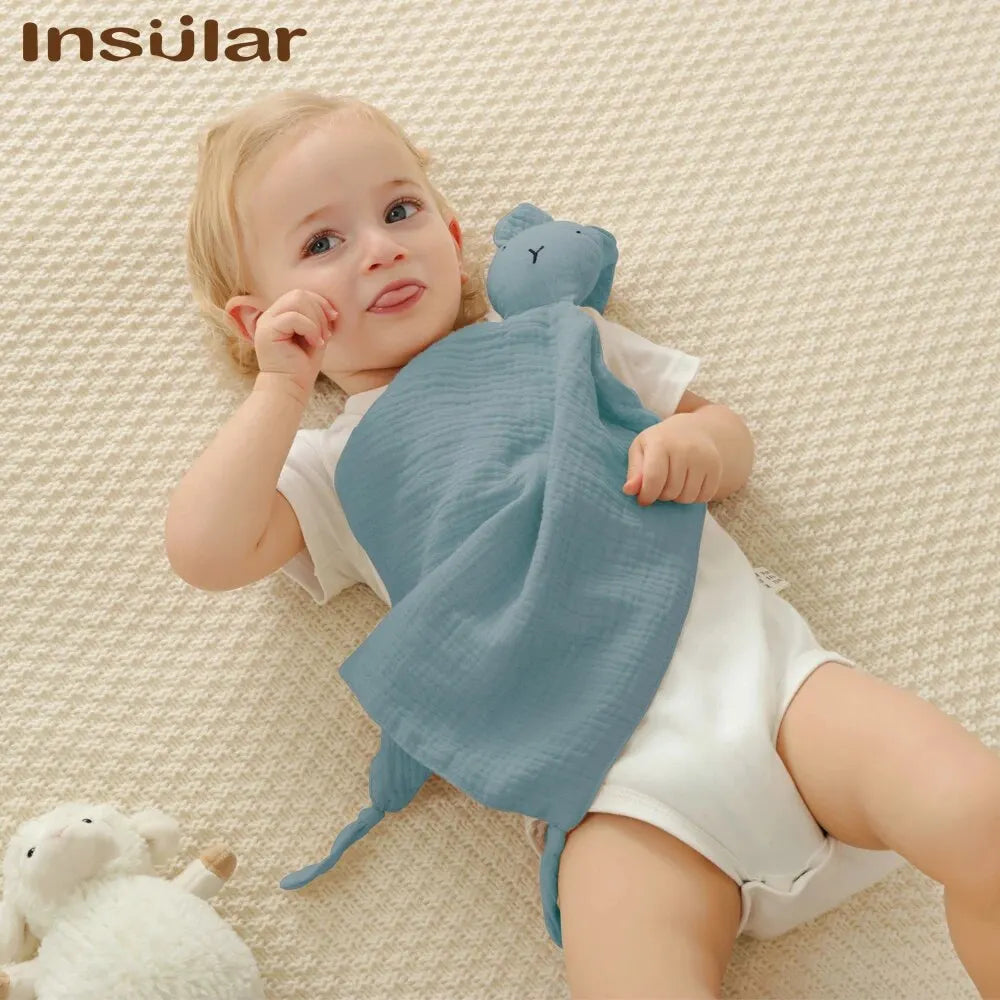 Doudou en mousseline pour bébé