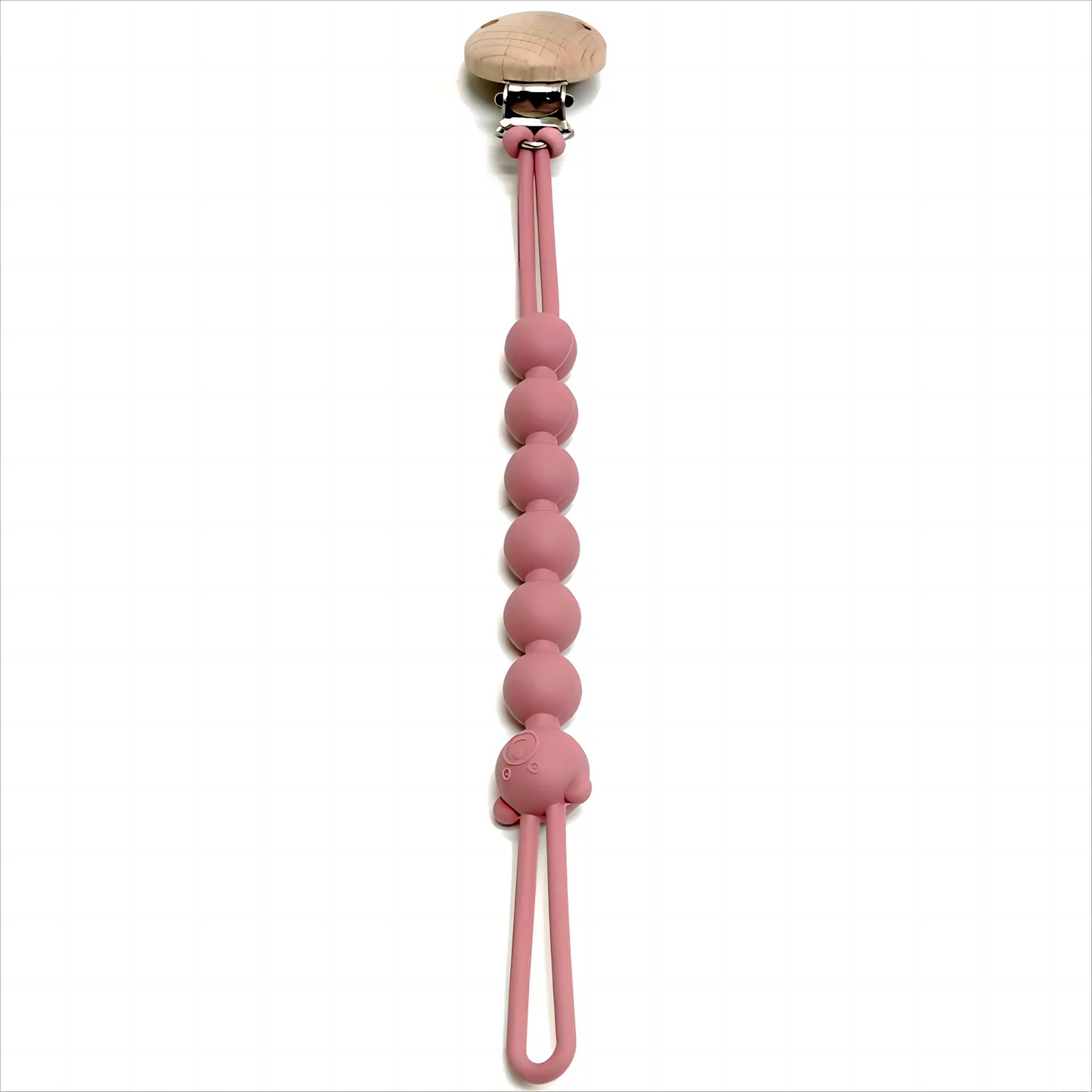 Attache-tétine en silicone