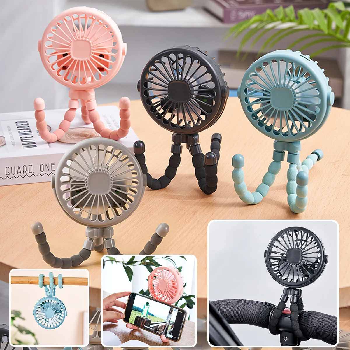 Ventilateur portable pour poussette