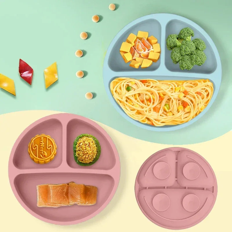 Ensemble repas en silicone pour bébé – 6 pièces sans BPA