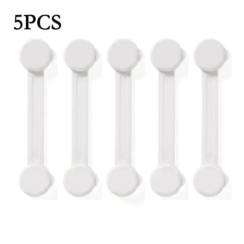 Verrous de sécurité multifonctions pour placards et tiroirs lot de 5