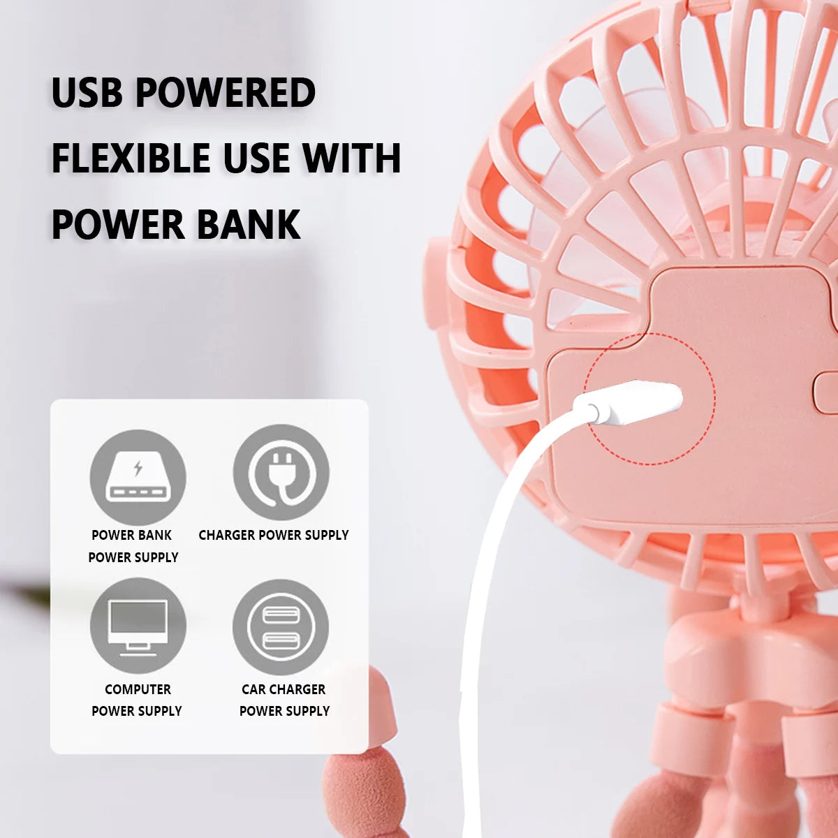 Ventilateur portable pour poussette