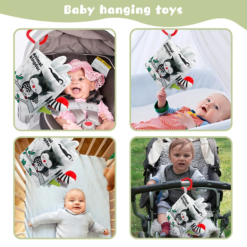 Livre d’éveil en tissu pour bébé