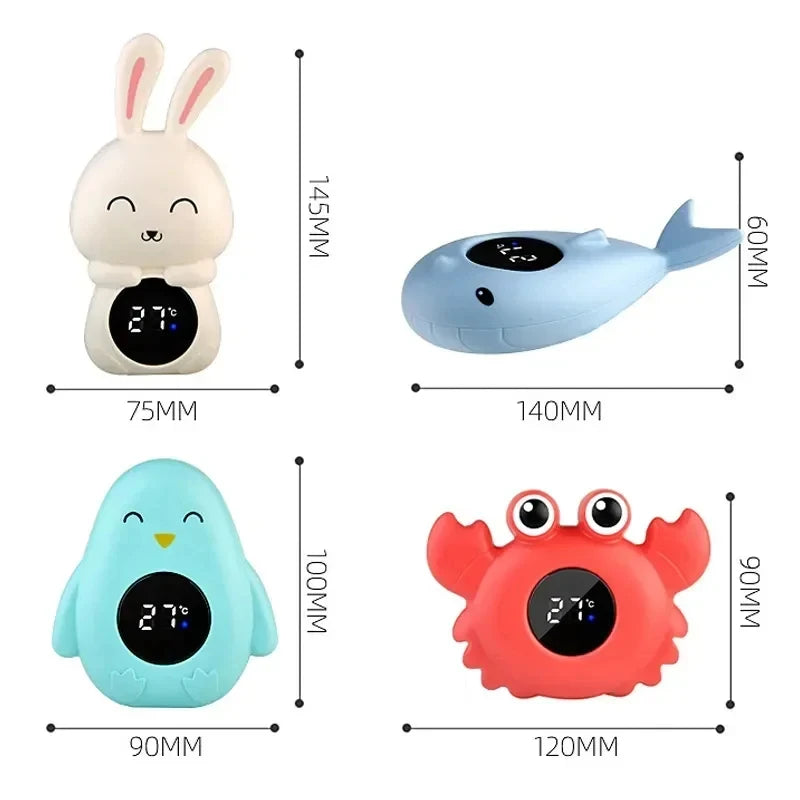 Thermomètre de bain flottant pour bébé – Affichage digital