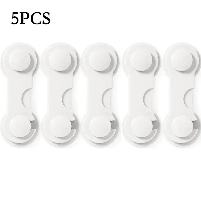 Verrous de sécurité multifonctions pour placards et tiroirs lot de 5