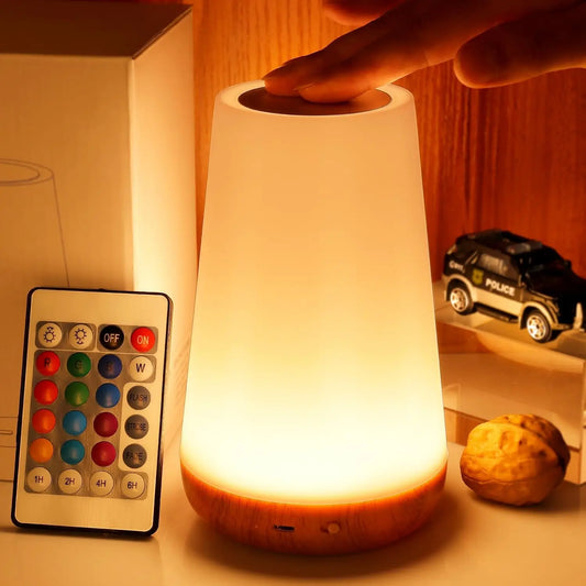 Veilleuse LED RGB rechargeable 13 couleurs