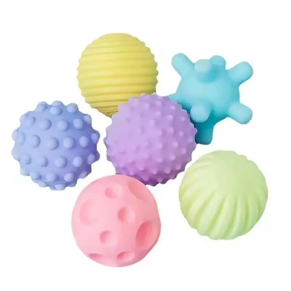Balles sensorielles Montessori 6 pièces