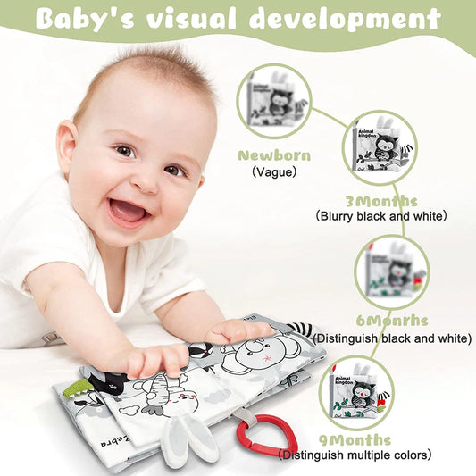 Livre d’éveil en tissu pour bébé