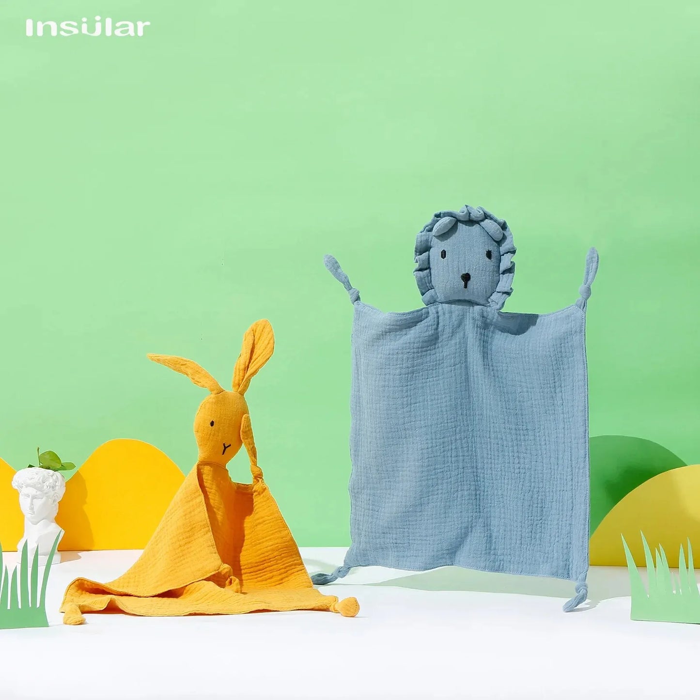 Doudou en mousseline pour bébé