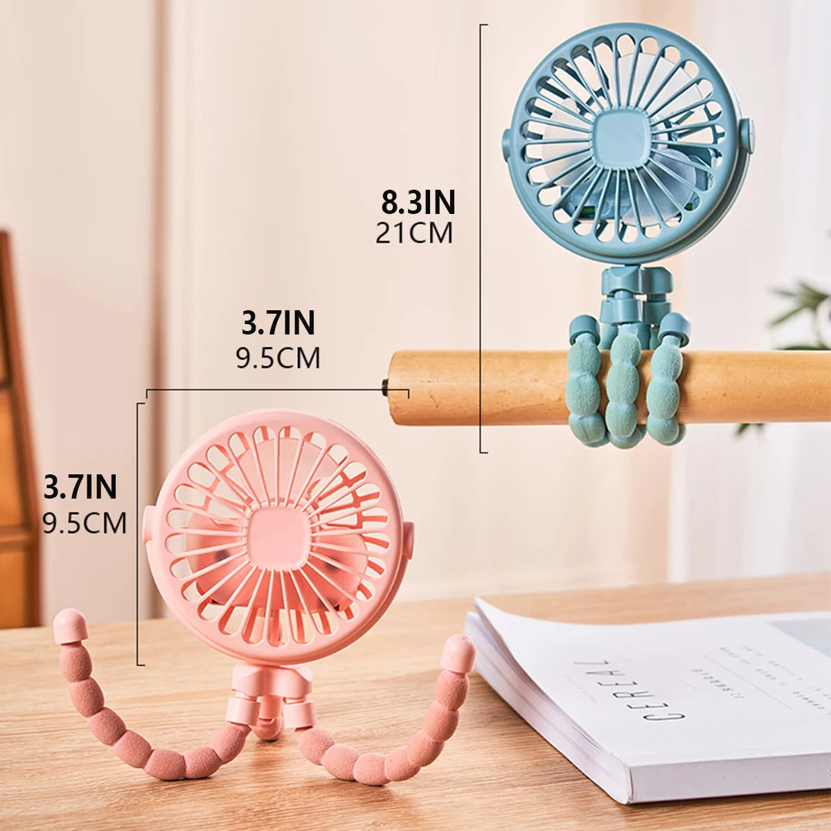 Ventilateur portable pour poussette