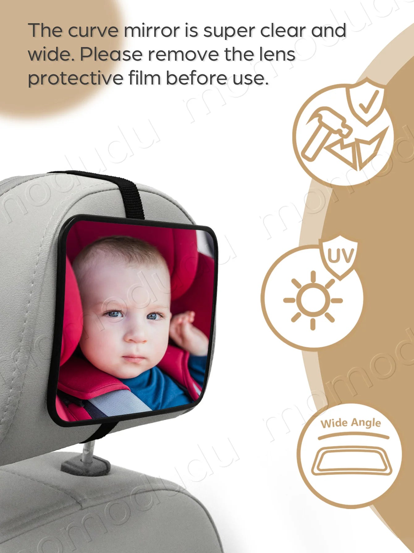 Miroir de voiture pour bébé