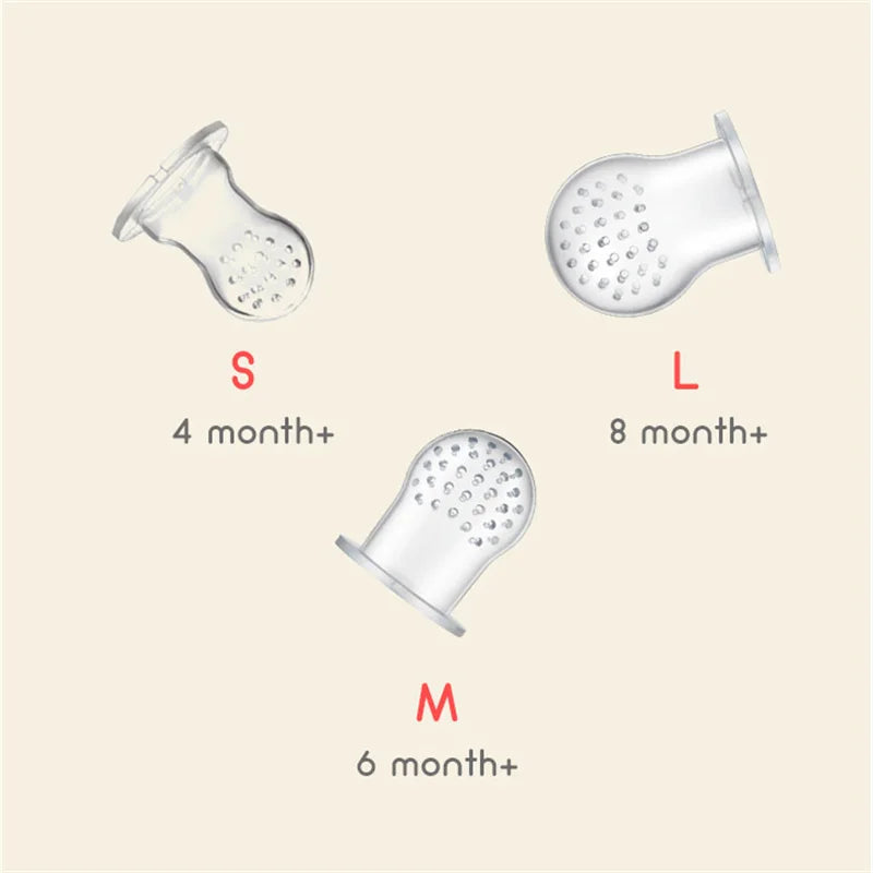 Grignoteur de fruits en silicone pour bébé